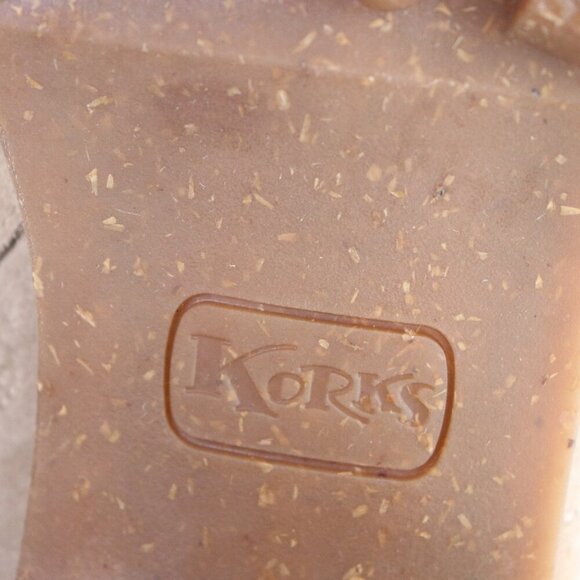 Korks by Kork-Ease Esmerelda Ankle Boots Women’s 10 M Taupe Suede Block Heel Zip - Picture 3 of 16